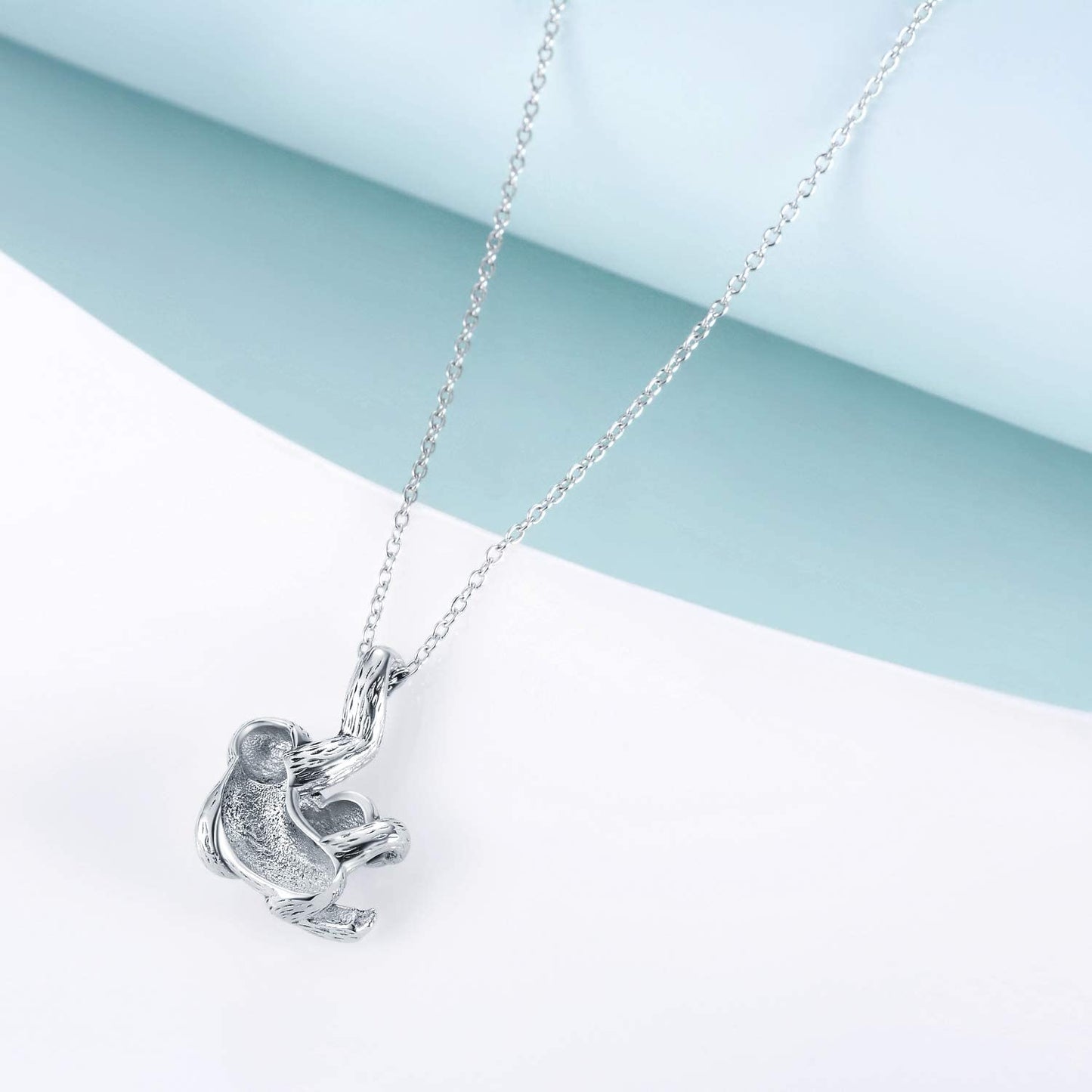 Sloth Gifts Sloth Heart Necklace