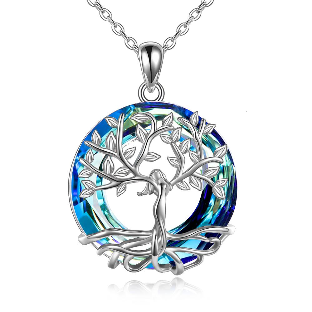 Sterling Silver Tree of Life Pendant Necklace