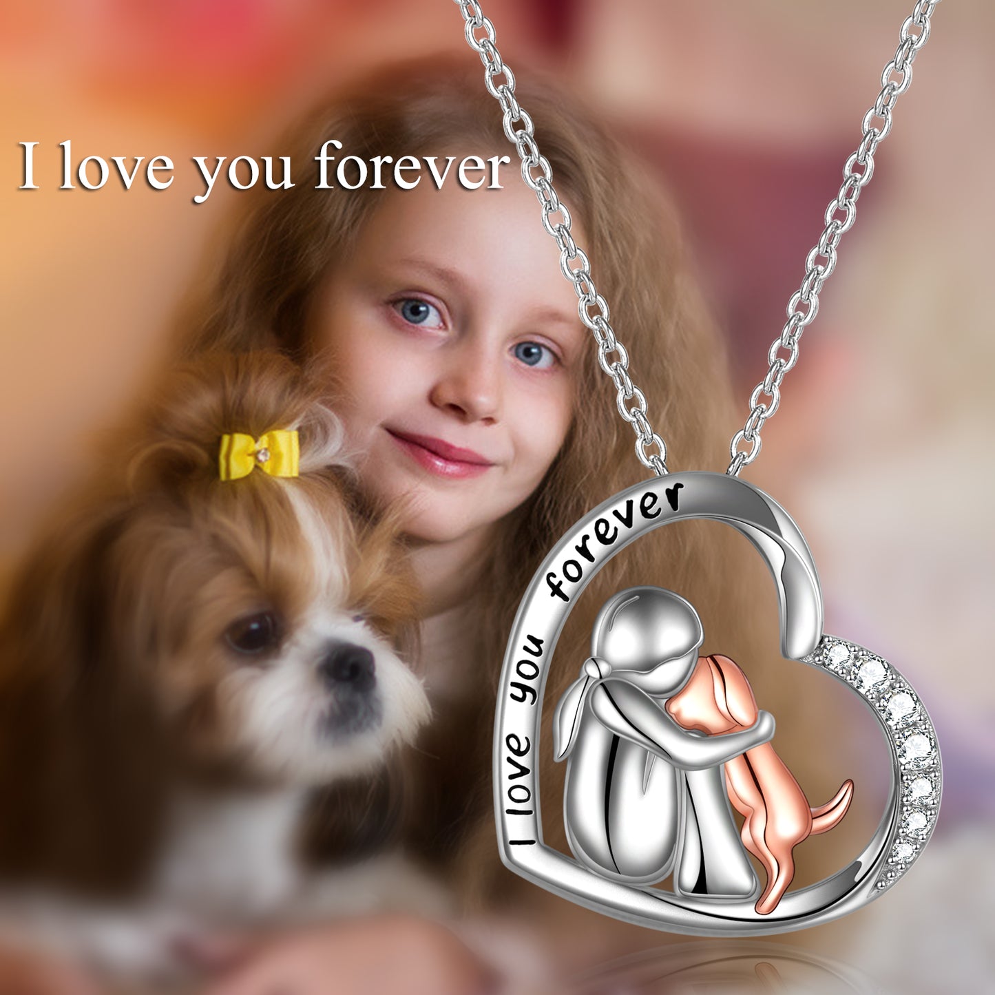 Dog Lover Memorial Pendant Necklace