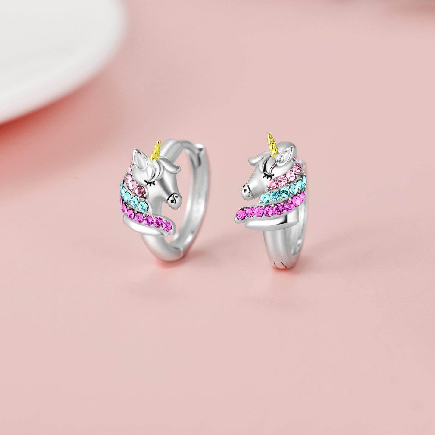 Unicorn Hoop Earrings