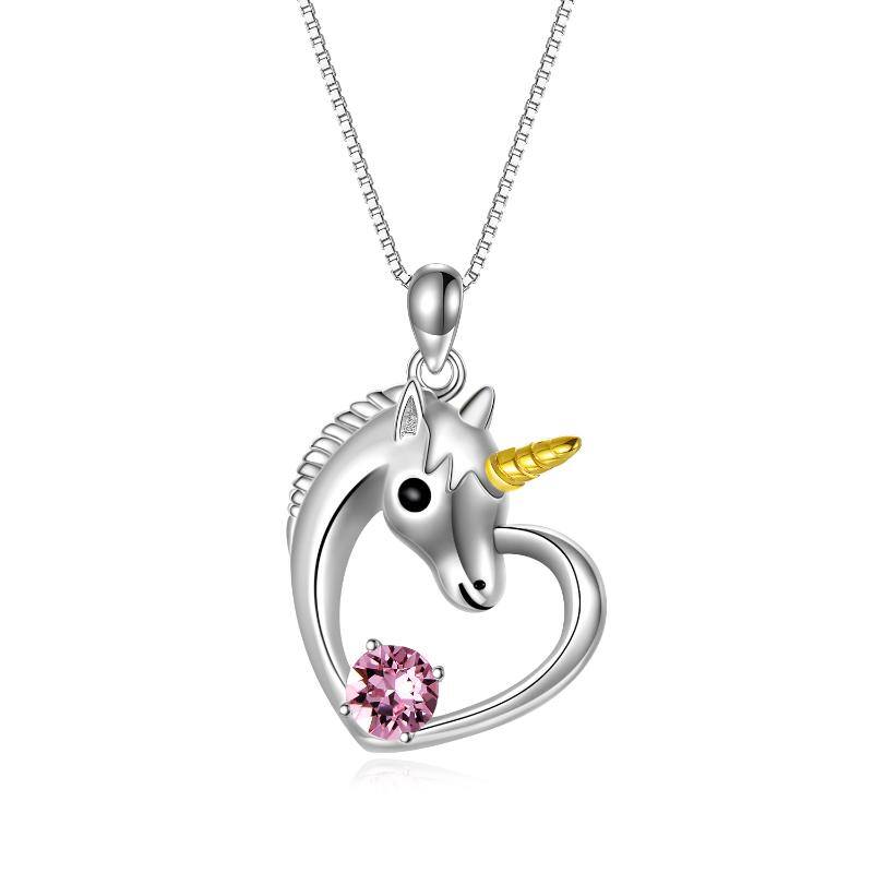 Sterling Silver Unicorn Necklace