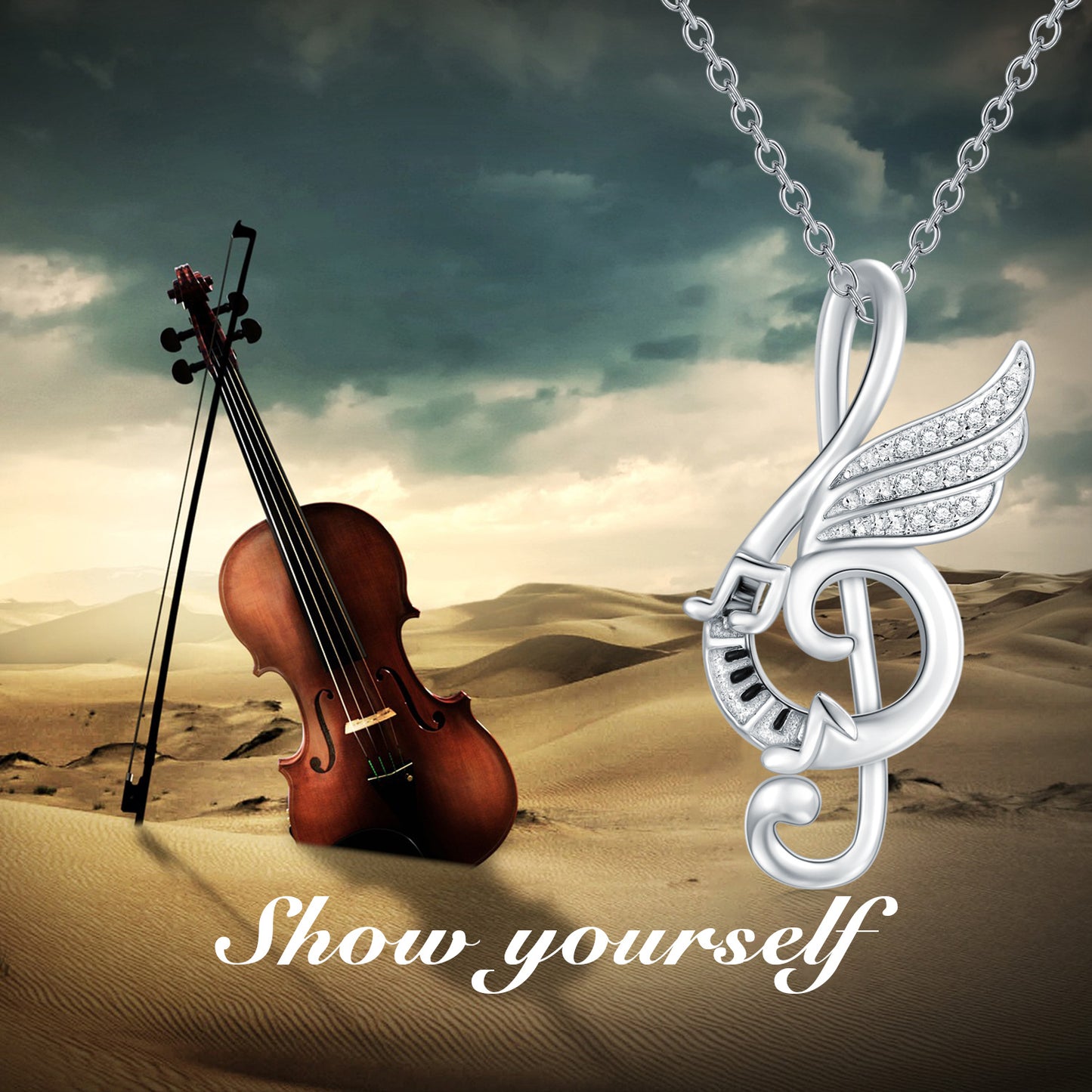 Music Note with Dream Necklace