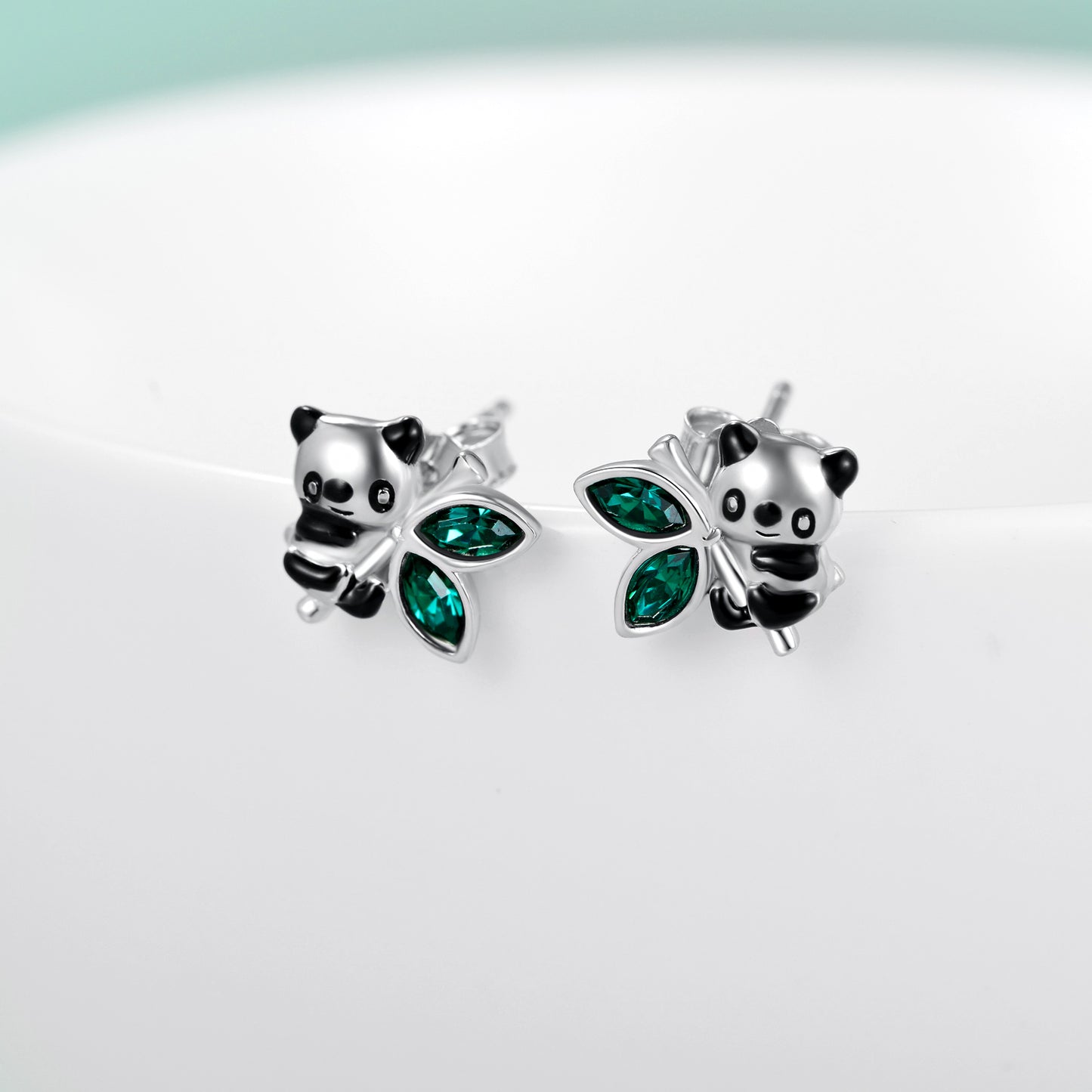 Panda Stud Earrings