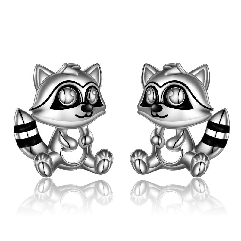 Raccoon Gifts Sterling Silver Stud Earrings