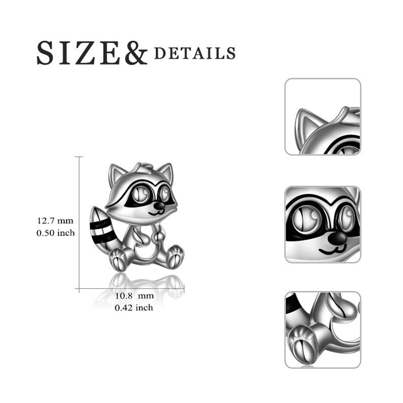 Raccoon Gifts Sterling Silver Stud Earrings