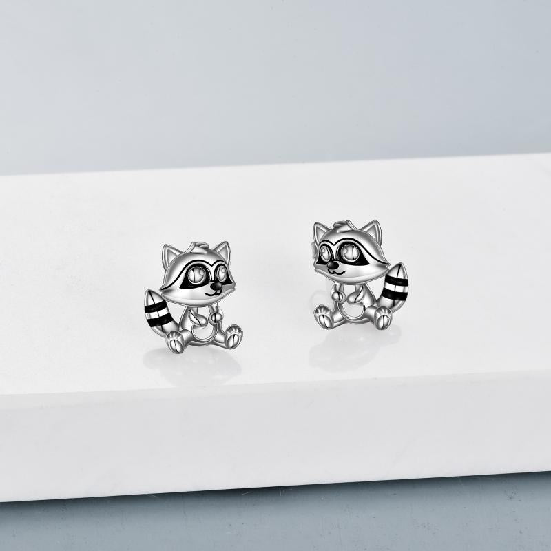 Raccoon Gifts Sterling Silver Stud Earrings