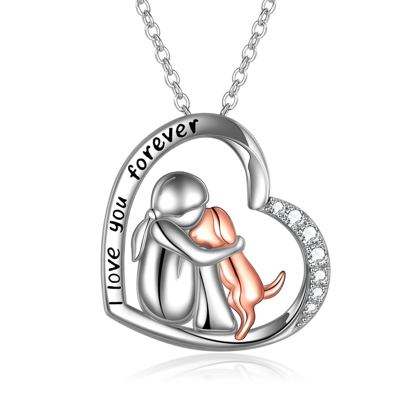 Dog Lover Memorial Pendant Necklace