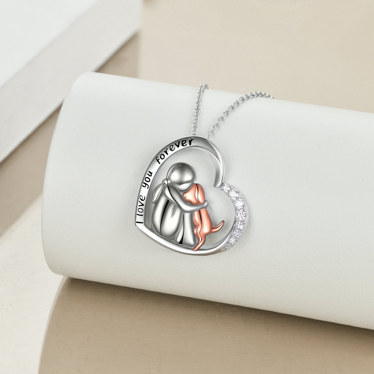 Dog Lover Memorial Pendant Necklace